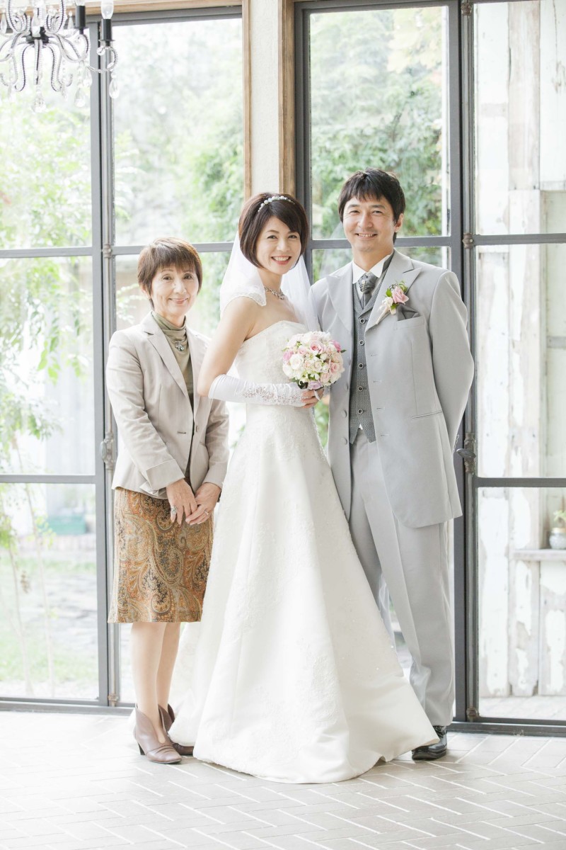 最後はご家族と集合写真!