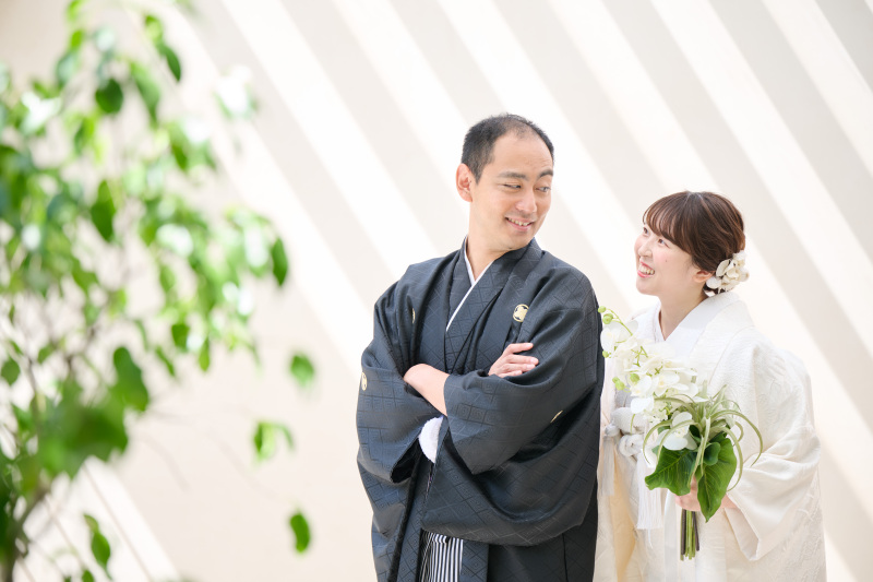 照れ笑いが可愛い旦那様