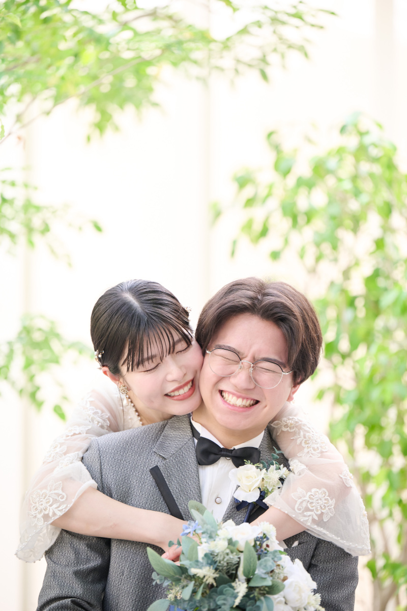 プライベート空間でフォトウェディング♡和洋2着プラン