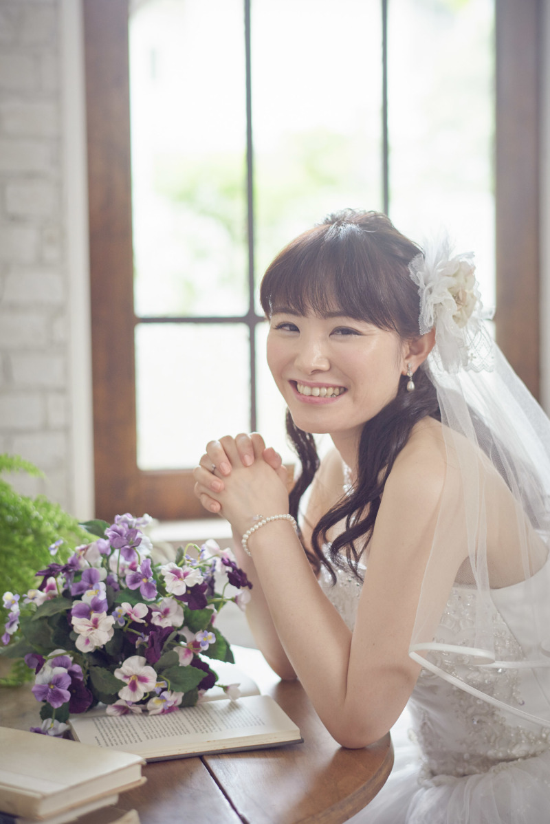 ご新婦様もお一人カット♪