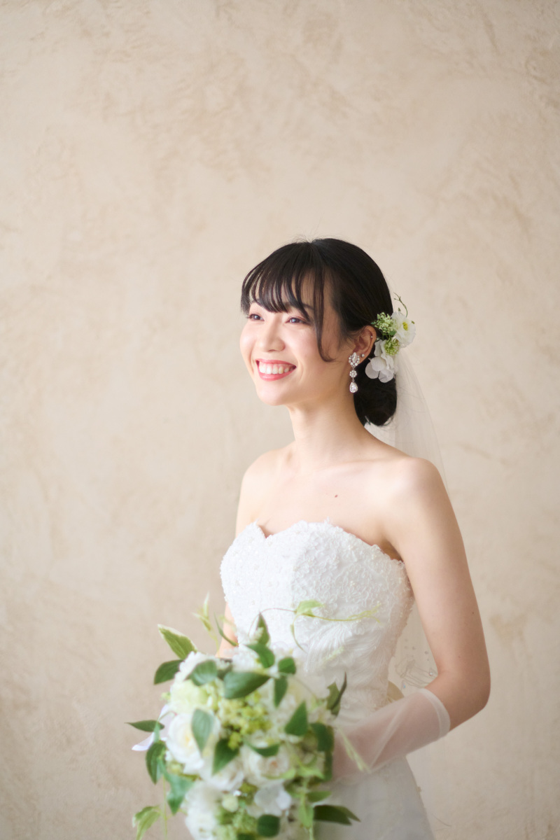 白ドレスから♡
