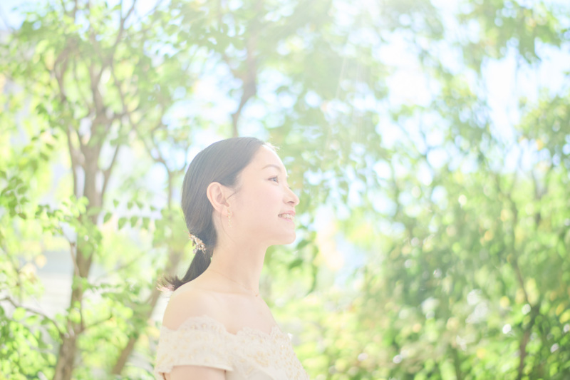 サロンドパルール　salon de parure_ガーデンで撮影できる