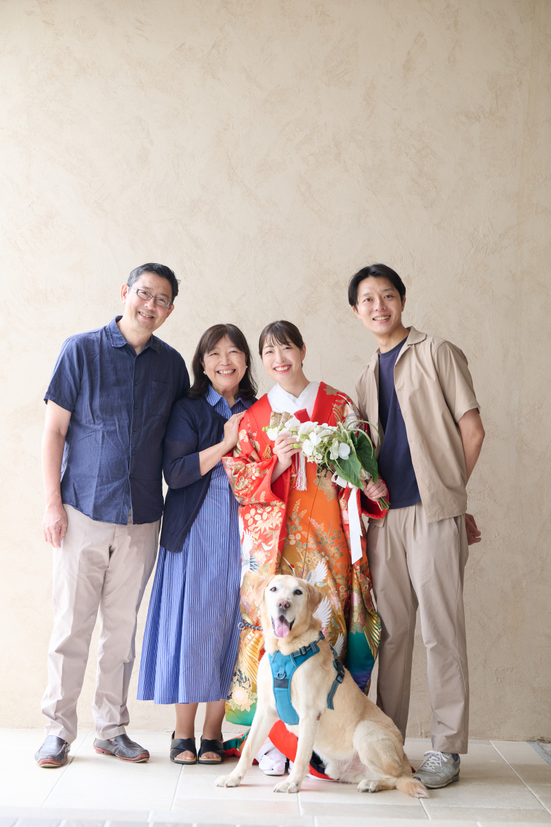 大好きな家族の一員と!