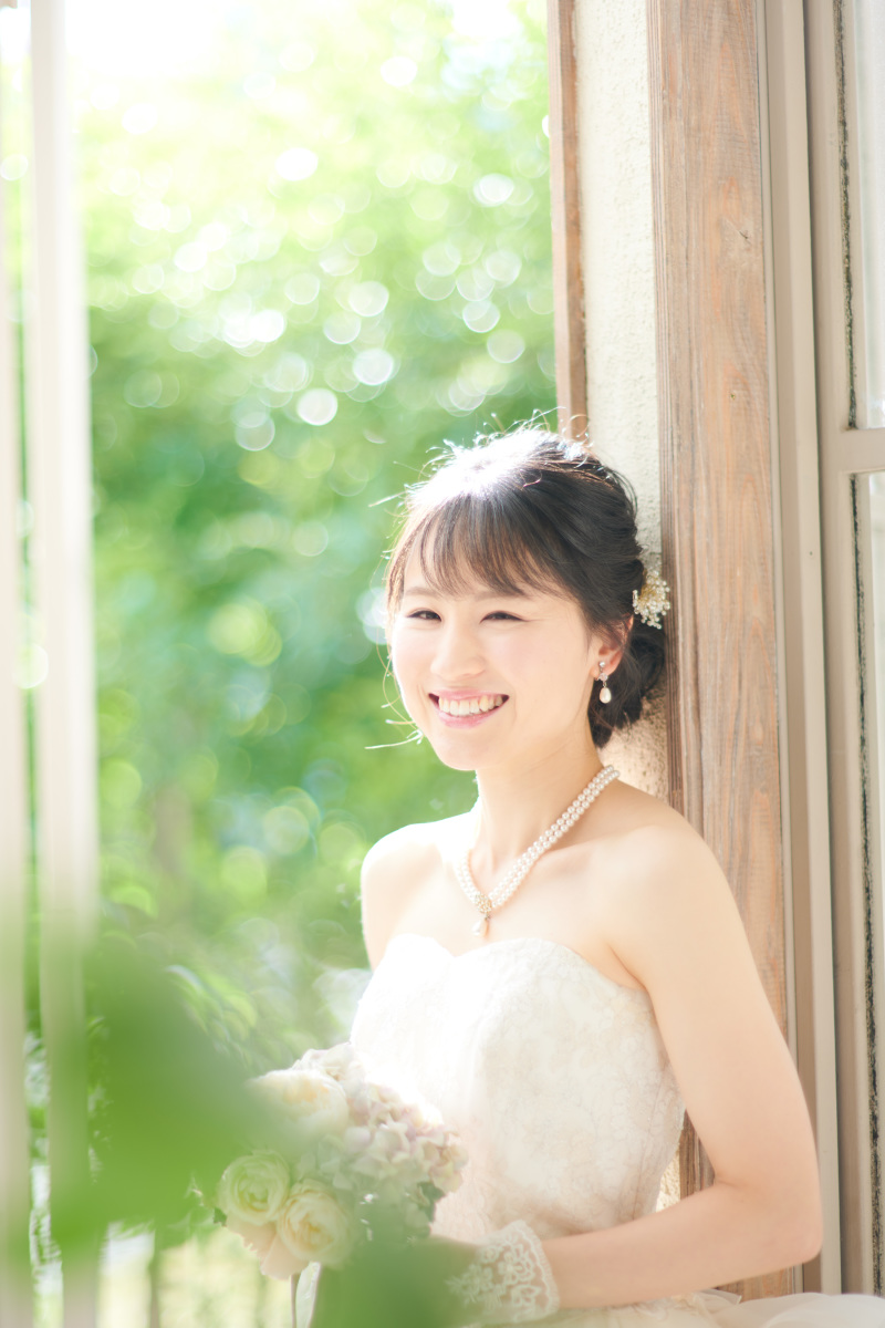 女性の肌を綺麗に写す自然光撮影♪