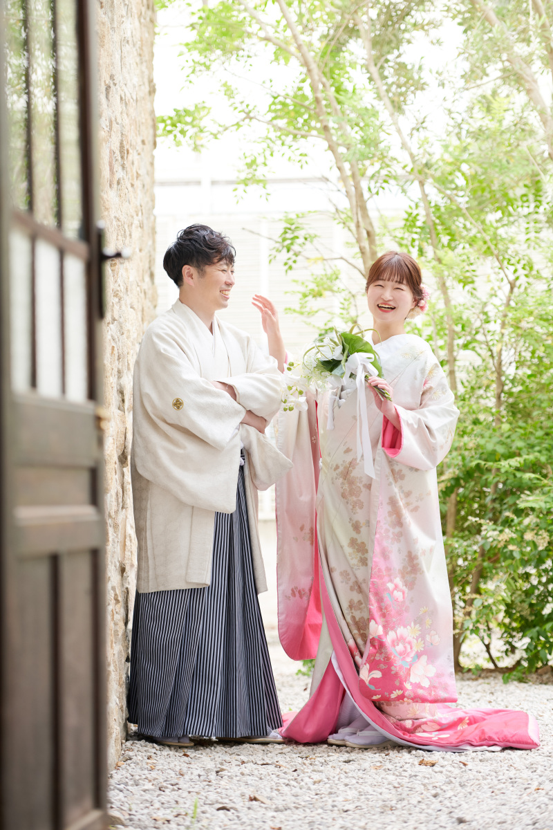 サロンドパルール　salon de parure_ガーデンで撮影できる