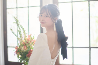 サロンドパルール　salon de parure_オールシーズン緑あふれるお庭つきスタジオで貸切撮影♪