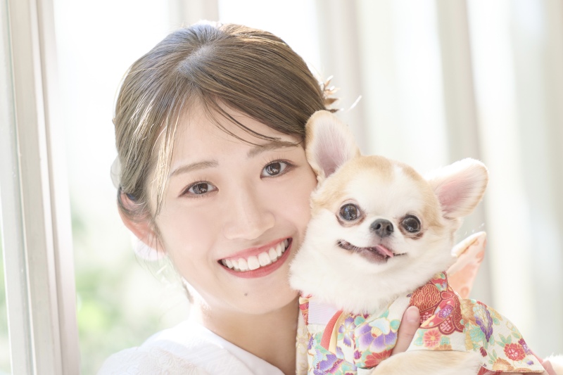 サロンドパルール　salon de parure_大切なペットとの撮影も追加料金なし♪