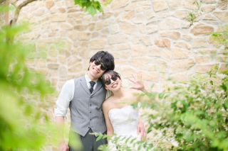 サロンドパルール　salon de parure_オールシーズン緑あふれるお庭つきスタジオで貸切撮影♪