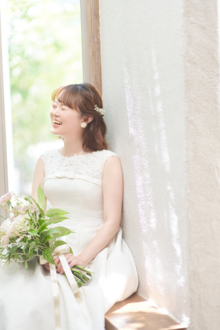 サロンドパルール　salon de parure_オールシーズン緑あふれるお庭つきスタジオで貸切撮影♪