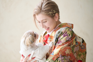 サロンドパルール　salon de parure_大切なペットとの撮影も追加料金なし♪