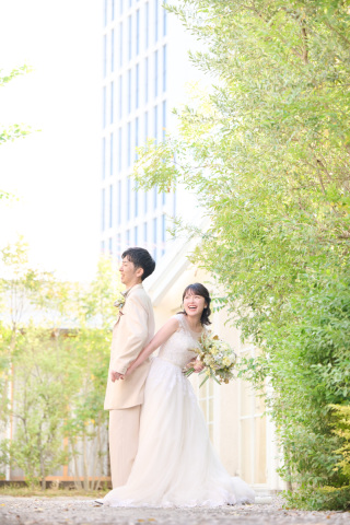 サロンドパルール　salon de parure_オールシーズン緑あふれるお庭つきスタジオで貸切撮影♪