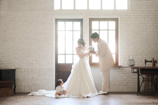 サロンドパルール　salon de parure_オールシーズン緑あふれるお庭つきスタジオで貸切撮影♪