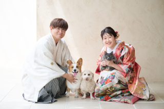 サロンドパルール　salon de parure_大切なペットとの撮影も追加料金なし♪