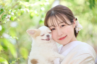 サロンドパルール　salon de parure_大切なペットとの撮影も追加料金なし♪