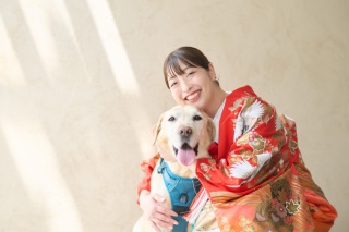 サロンドパルール　salon de parure_大切なペットとの撮影も追加料金なし♪