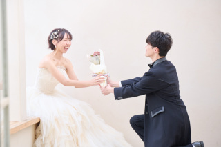 サロンドパルール　salon de parure_オールシーズン緑あふれるお庭つきスタジオで貸切撮影♪