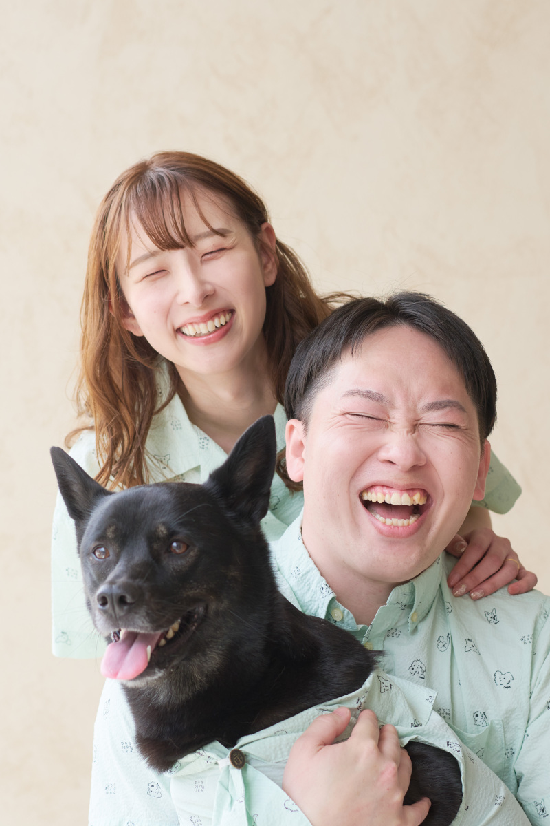 サロンドパルール salon de parure_ペットと一緒に撮影できる