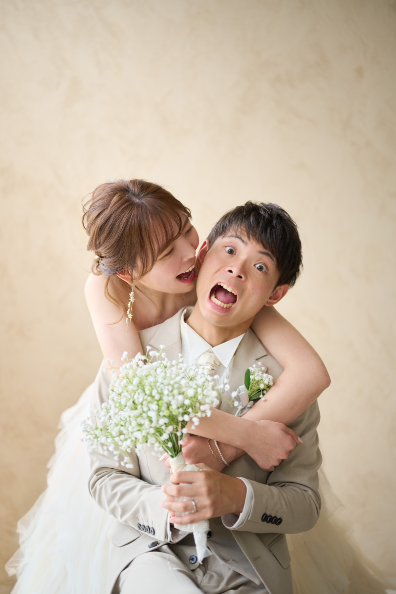 ＼たとえば／ 洋装1着＊手ぶらOKだから、準備いらずで気軽にフォトウェディング♪