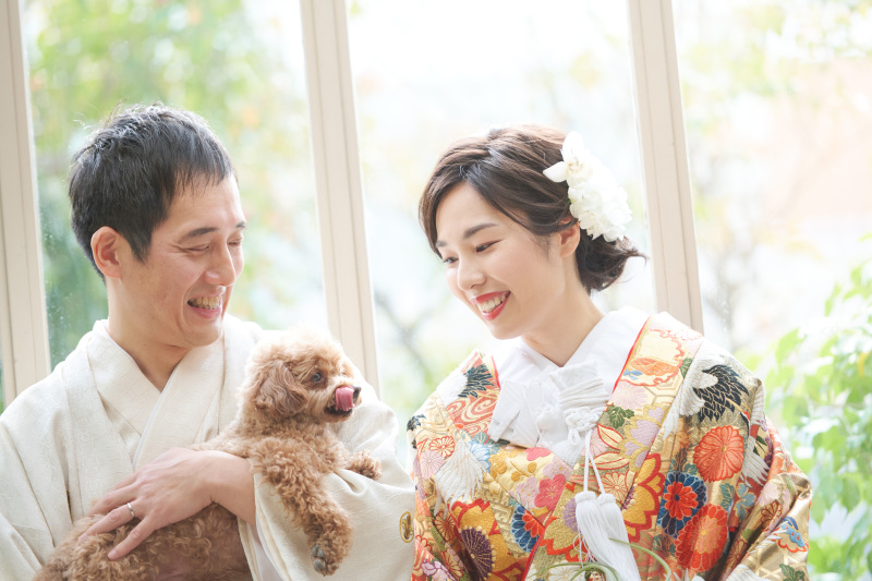 \たとえば/ 和洋4着*4着でも1日完結! 和装からカラードレスまで大満喫♡