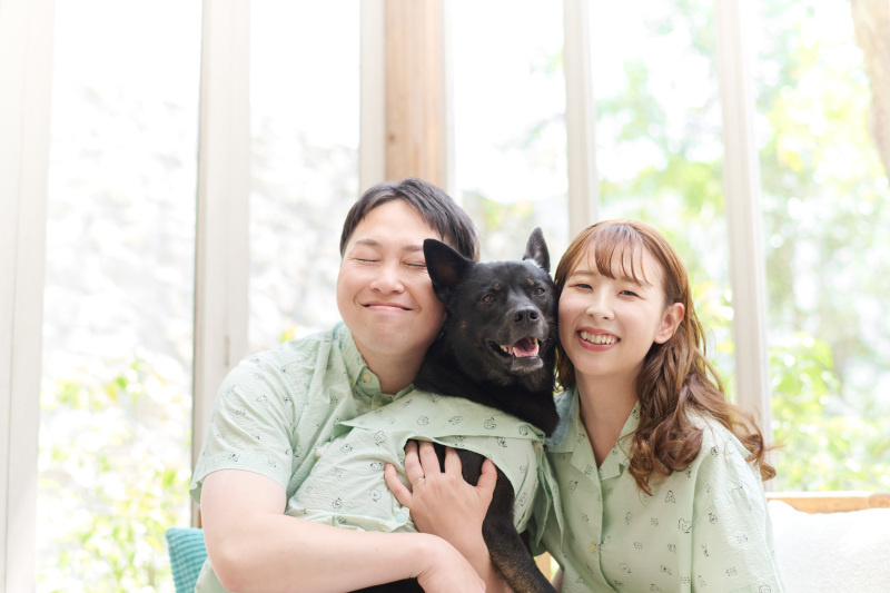【9月】ペットとの撮影限定!和洋選べる1着撮影に「私服フォト」が無料でついてくる♡|修正済みデータ50点|衣装ヘアメイク込み