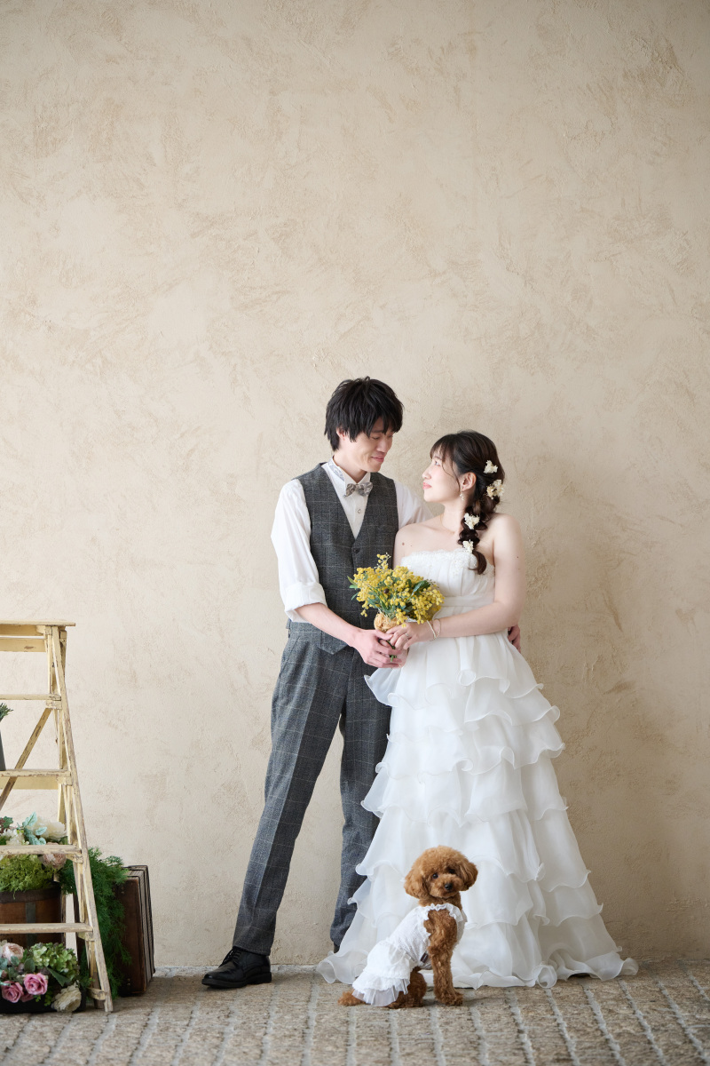 \たとえば/ 洋装1着*マタニティウェディング◇衣装アクセ・ヘアメイク全部込みで、準備いらずの安心プラン|オンライン相談OK