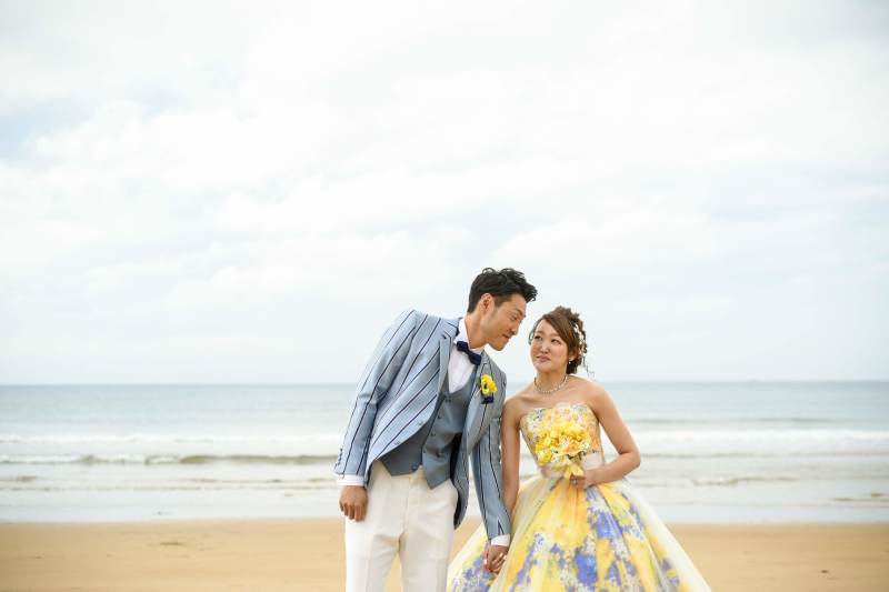 昼からは海ロケ撮影