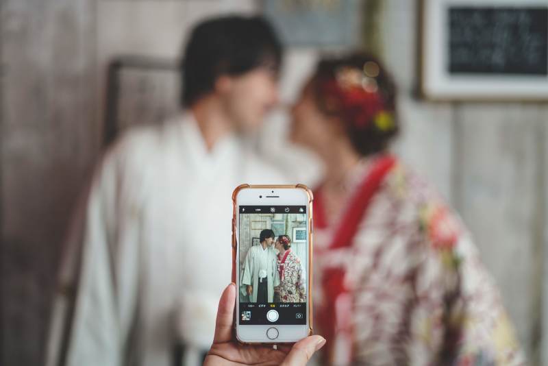 自分たちのスマホでも♪