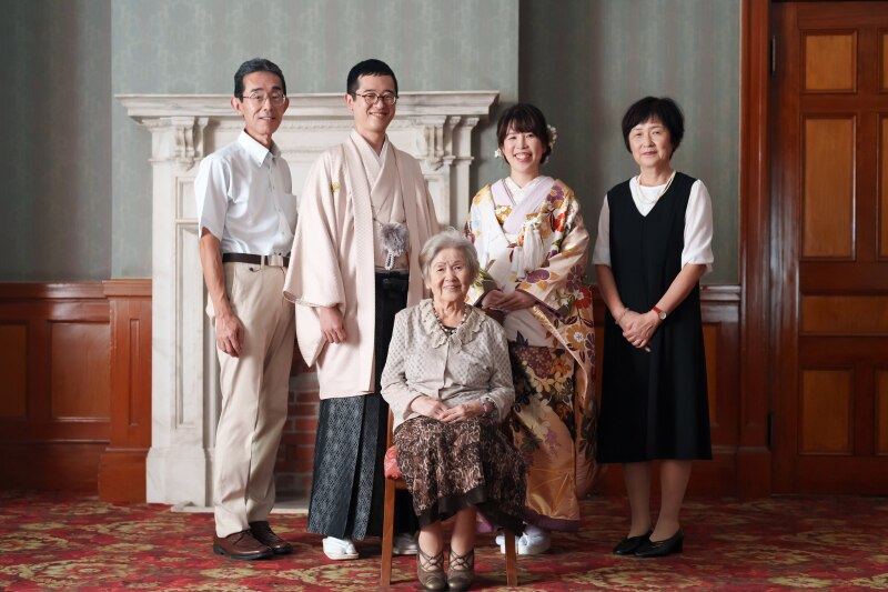 ご家族も一緒に撮影