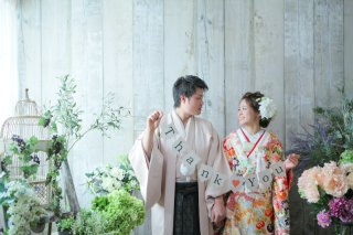 コーディネイトスタジオで可愛くおしゃれに！和装＆ドレスをたっぷり撮影