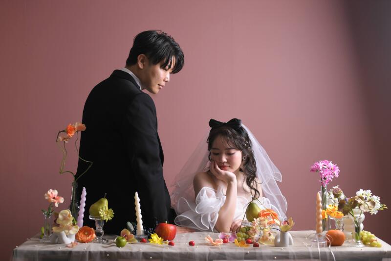 カラフルフルーツテーブル