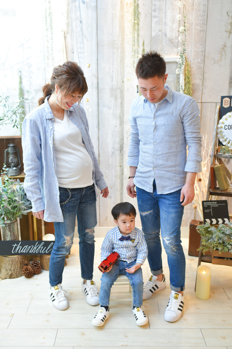 お揃いコーディネートで♡