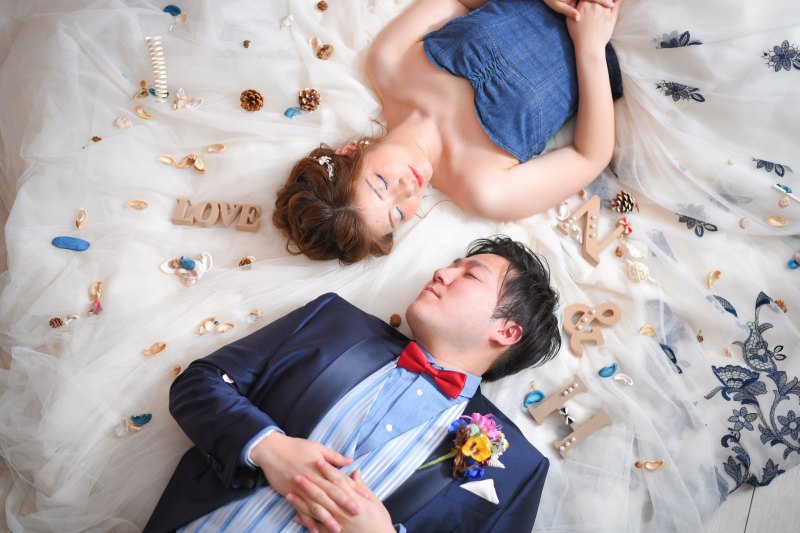 寝ころびショット