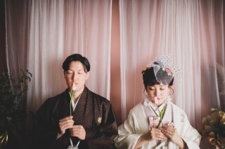 和装スタジオ&ドレス海でロケーションフォト