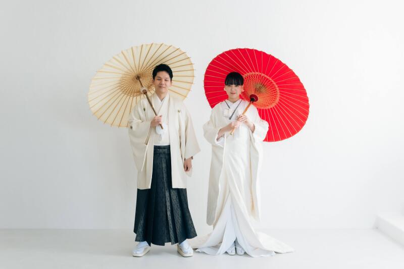 スタジオ×和装で撮影スタート