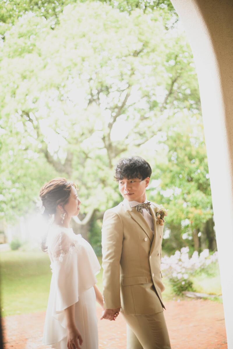 チャペル×ウェディングドレス３