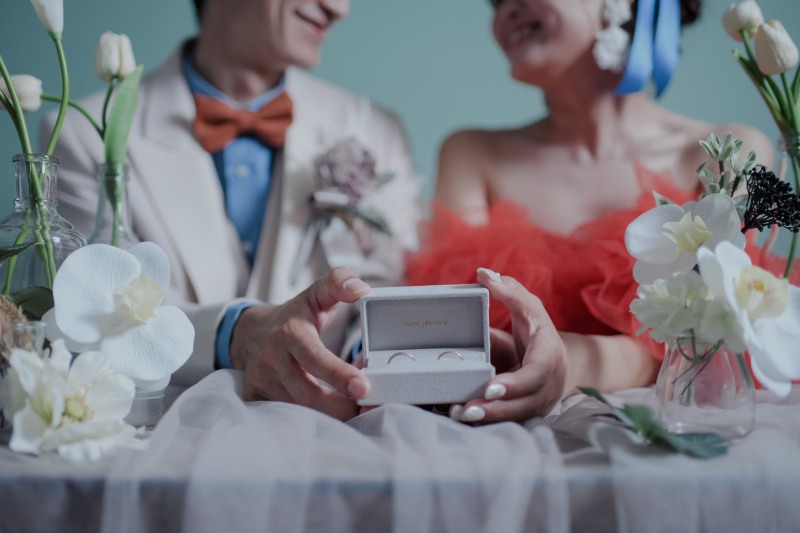 大切な指輪のケースと。