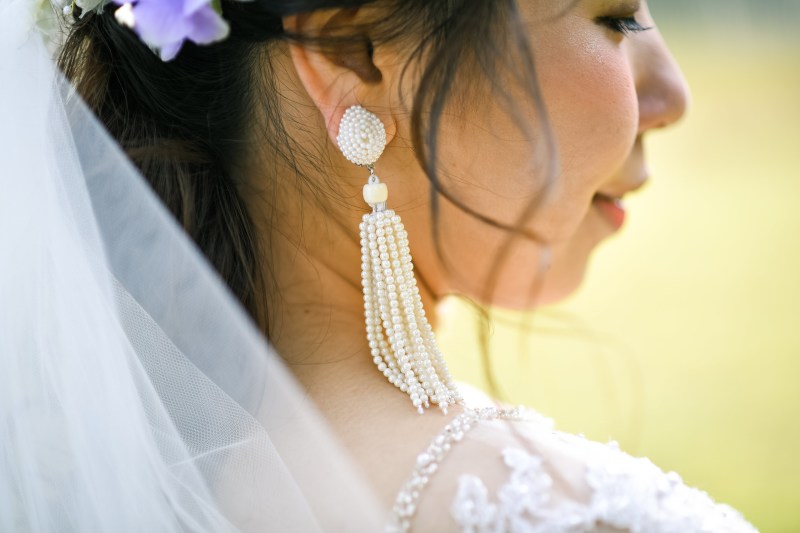 午後からはドレスにチェンジ!