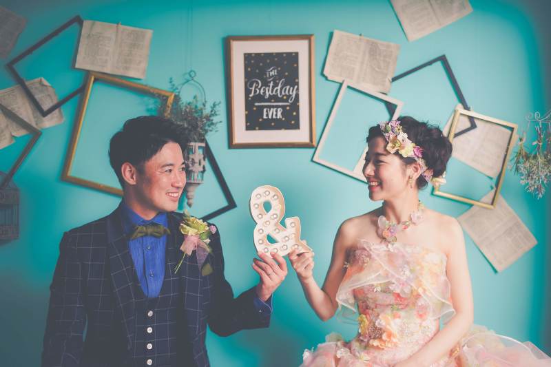 背景を変えて撮影!