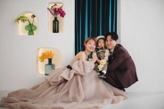 お子様も一緒に！前撮り撮影