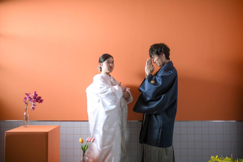 白無垢×オレンジスタジオ