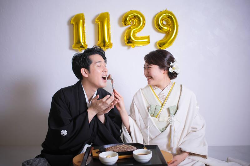 白無垢×スタジオ