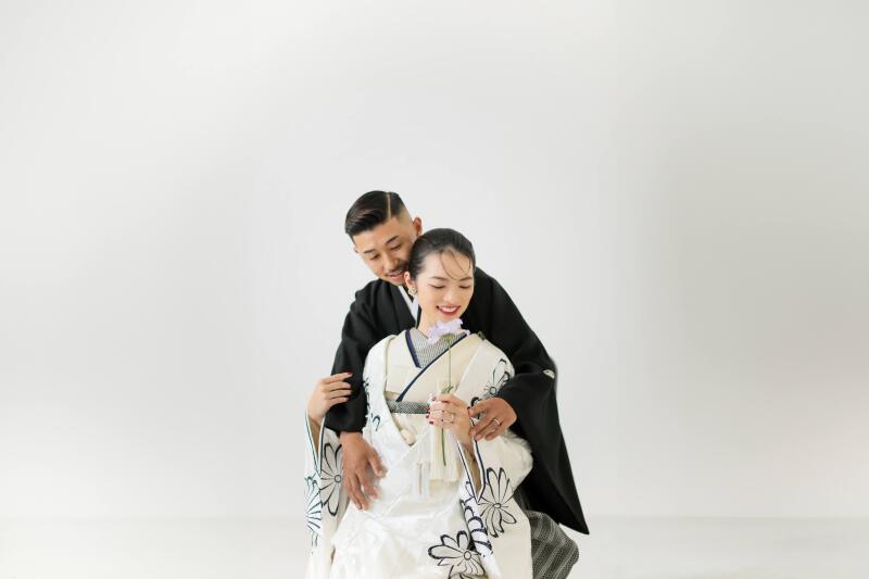 シンプルな白背景を使って