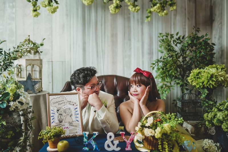 お昼は森の世界観に♡緑いっぱいのナチュラルフォト