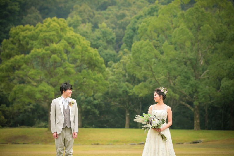 自然に囲まれて