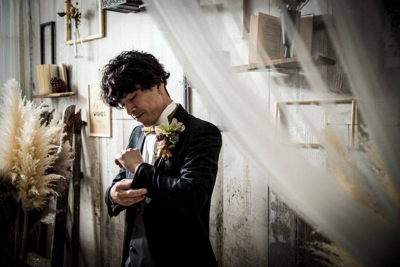 新郎様もかっこよく!