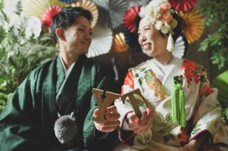 和装でスタジオ撮影☆