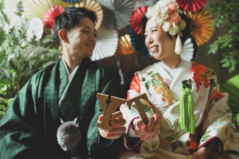 和装でスタジオ撮影☆