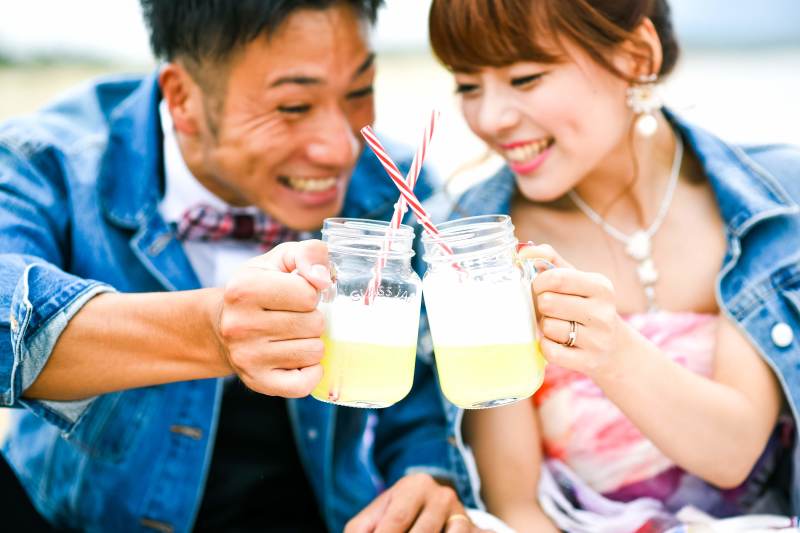 海でかんぱーい☆