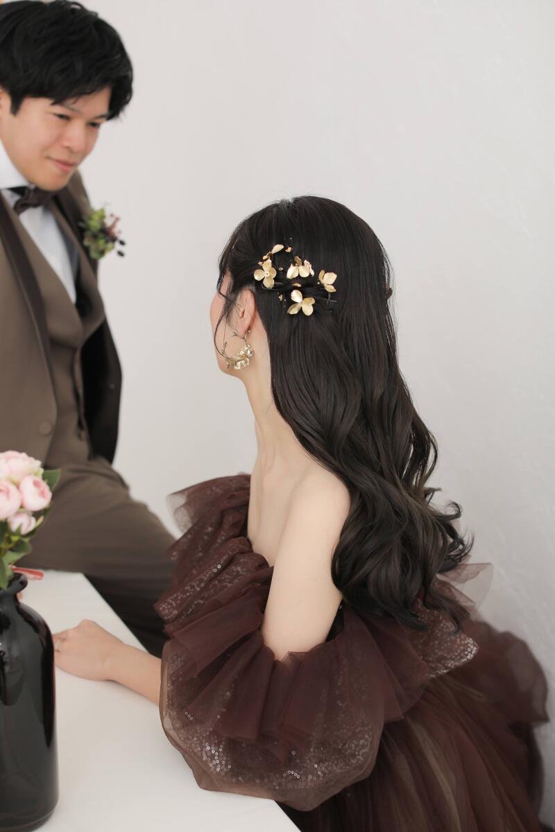 ダウンスタイルがとてもお似合いです