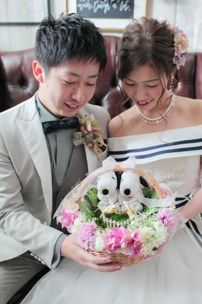 ご持参のリングピロー!